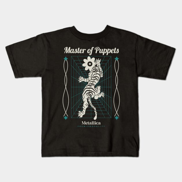 Master of Puppets Elektra Kids T-Shirt by Ria_Monte